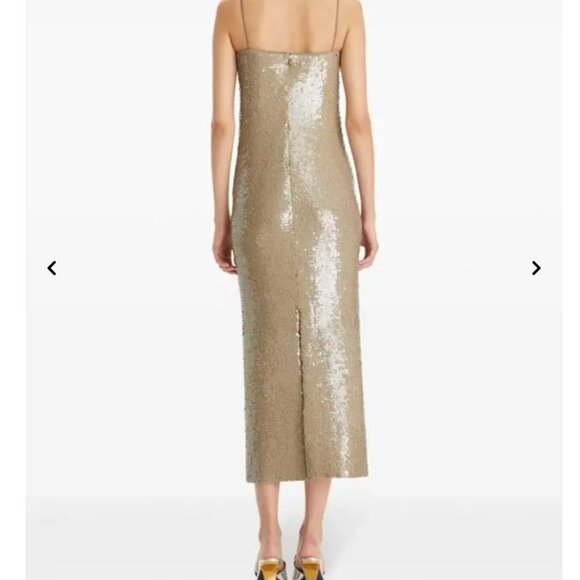Tory Burch Sequinned Midi Dress - Picture 3 of 6